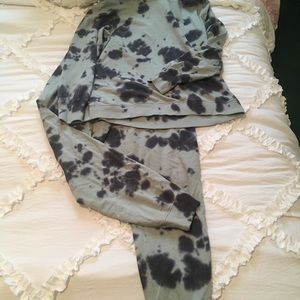 Jogger suit tie dye Bottoms M Top L